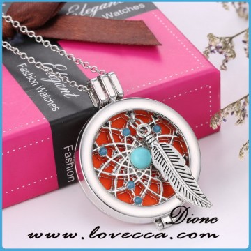 2016 Classic Aromatherapy essential oil Diffuser Locket perfume Necklace