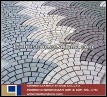granite fanshaped Paving Stone, cheap paving stone, Chinese paving stone