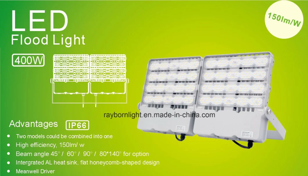 High Power 300W 400W 500W LED Outdoor Tennis Training Court Stadium High Mast Pole LED Flood Light