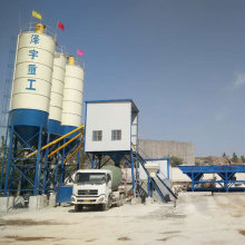 mini high quality hzs75 fixed concrete batching plant