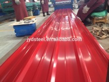 prepainted trapezoid gi roof sheet
