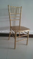 Gouden kleur hout Silla Tiffany stoel