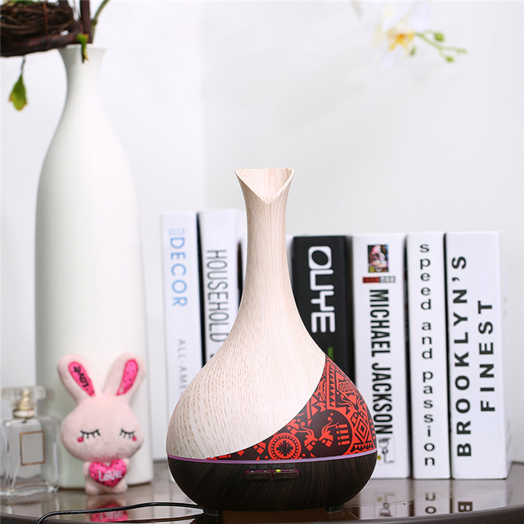 7 ການປ່ຽນສີກິ່ນ Aroma Diffuser 300ml ກັບ Timer