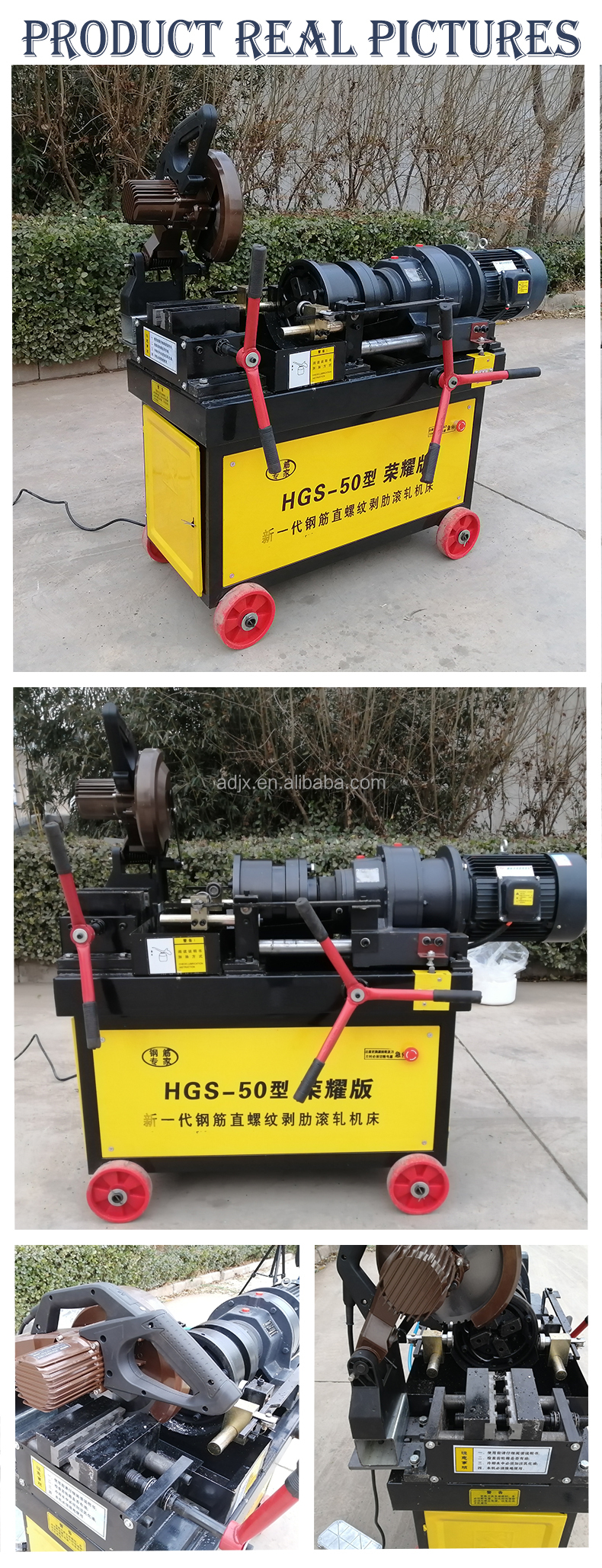 Steel Rib Peeling Parallel Thread Rolling Machine Screw Thread Rolling Machine