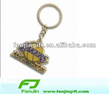 basketball design metal keychain