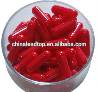 GMP Certified Transperent Empty Colored Capsules