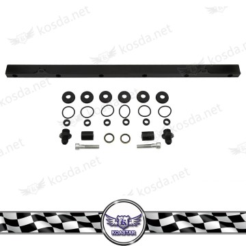 RB26 Engine Aluminium Top Feed Fuel Rail and fittings ,RB26 High Flow Fuel Rail Kit