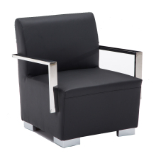 David HL-6026 Stainless Steel Mideast Style Leather Sofa