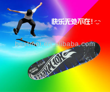 Chinese maple LED flashing skateboard