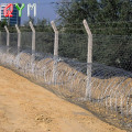 Galvaniserad konsertina Razor Wire Prison Safety Fence