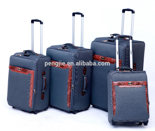 Sky Blue 4PCS EVA Soft suitcase luggage