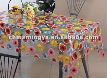 Different Design Dining-Table PVC Opaque Printing Tablecloth