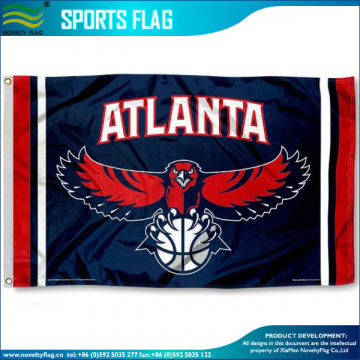 Wholesale 3x5ft Polyester Atlanta Hawks Flags (A-NF01F09091)