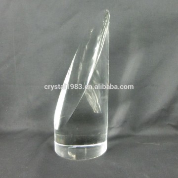 Wholesale k9 optical crystal art trophy