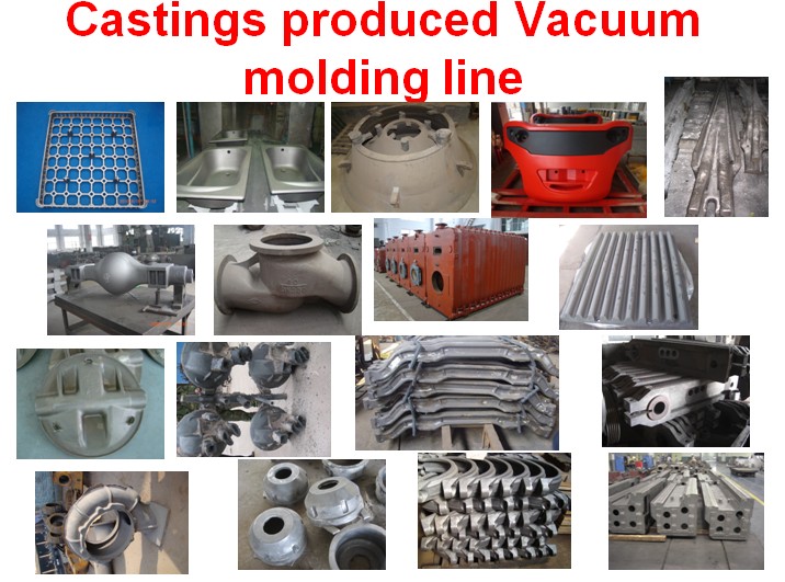 Vacuum Process Foundry Molding Machine Line with BV, SGS and ISO