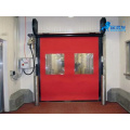 High speed self-recovery zipper door