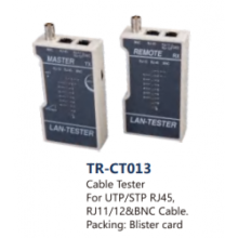 Cable Tester for UTP/STP RJ45, RJ11/12 & BNC