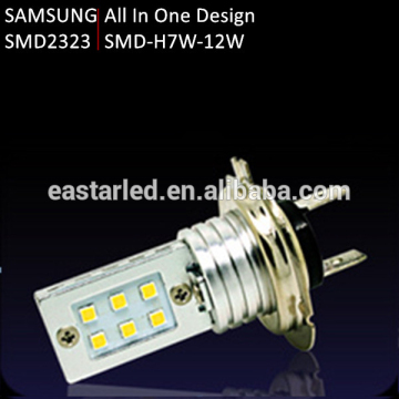 H7 new SAM SUNG SMD 12W motors lamp