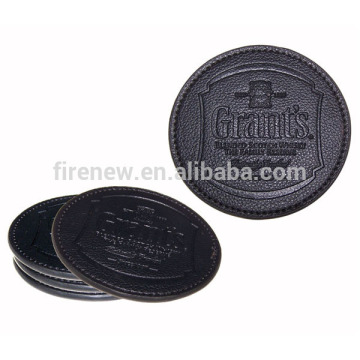 Christmas Promotion Gifts Leather Coaster Set FN0409