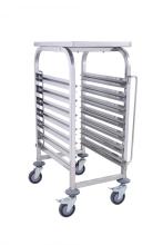 Kitchen Tray Rack Trolley With Work Table