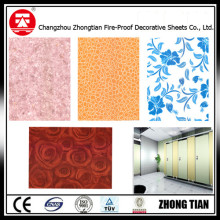 flower design cubicle partition compact laminate hpl panel Decorative High-Pressure Laminates