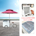 Commercial ice cream cart freezer bicycle cart selling