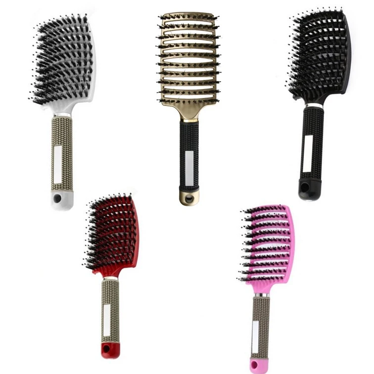 Mixed Boar Bristle Hair Extention Volumn Hair Brushes