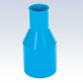 UPVC JIS K-6743 Pressure Reducing Socket Blue Color