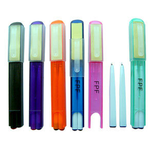 ball pen with note pad