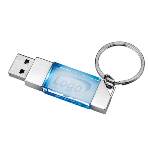 Customized logo gift crystal USB flash drive