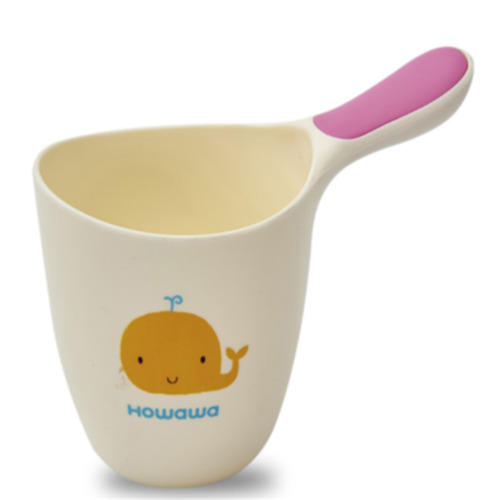 Taza de enjuague de cuchara de baño infantil linda