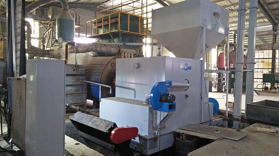 Biomass Pellet Chip Burner