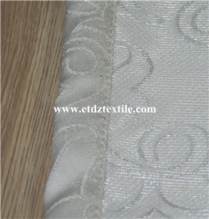 100% poliéster Jacquard Embroidery Like Window Curtain