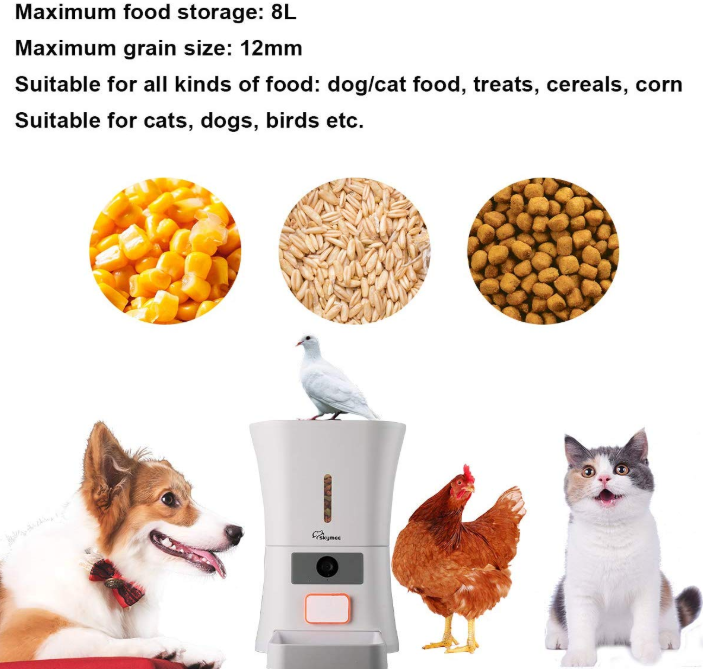 HD Pet Camera Treat Dispenser