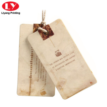 Custom High Quality Jeans Paper Hang Tag