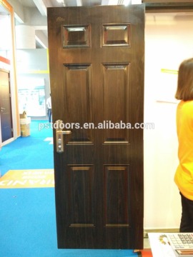 residential metal door, PVC laminated steel door