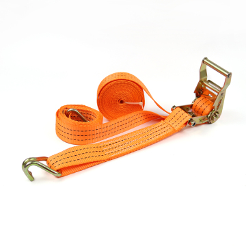 Ratchet Strap with Double J Hook Tie Down