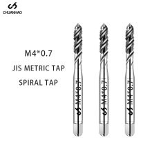 Customizable CH HSSE-M35 JIS Standard M4*0.7 Spiral Tap for Metric Coarse Thread and Blind Hole Machining