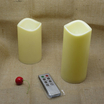 Remote control flameless rechargeable led candle light