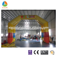 2016 new style colorful bouncy arch for sale/inflatable arch for opening ceremony