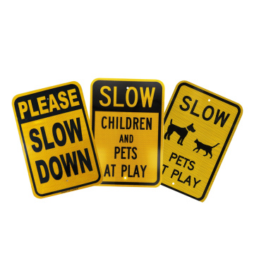 Warning Traffic Safety Signs