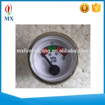 fire extinguisher pressure gauge/simulation diaphragm pressure gauge for fire extinguisher/fire extinguisher parts