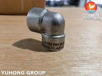 ASTM A182 F51 F53 Forged Fittings Half Coupling