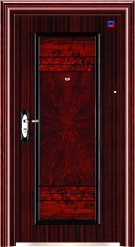 Custom steel security door