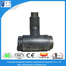 central heating PU foam thermal insulation tube fitting tee