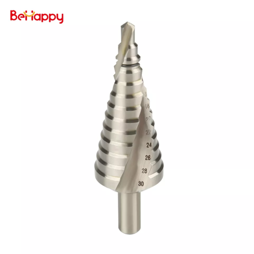 Produk Teratas 3pcs HSS Standar Titanium Baja Berkecepatan Tinggi Bit Langkah Unibit Bit diatur untuk logam atau kayu