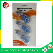 3 pcs Correction Tape Set in Blister Card 5mm*6M