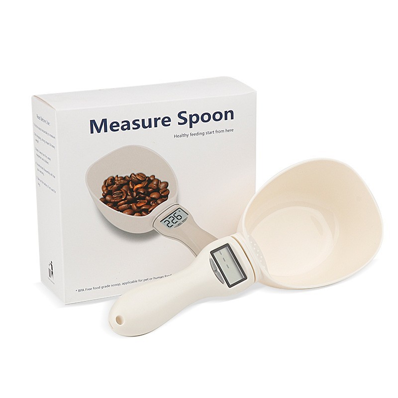 250ml 800g/1g 4 Units Pet Food Feeding Kitchen Baking Cooking Precise Digital Measuring Spoon Scale with LCD Display
