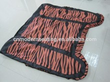 zebra printing car seat cover for rear seat