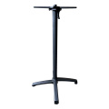 High Quality Cast Aluminum Metal Cross Table Base Cafe Furniture Leg Bistro Bar Base Table Legs